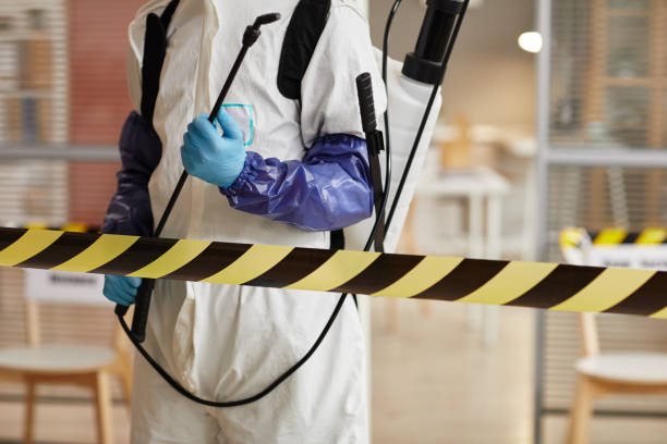 Professional Biohazard Cleanup technician working in Richmond, UT